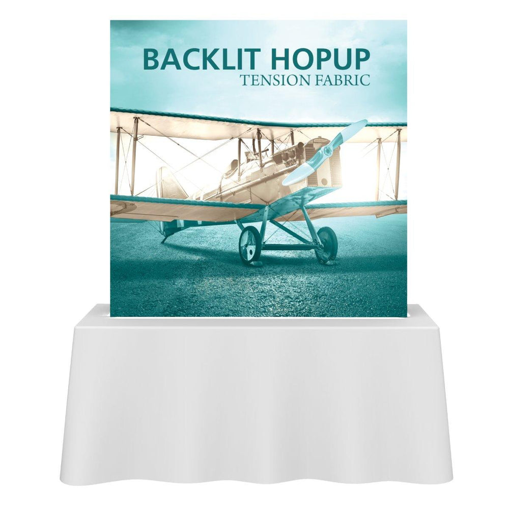 Hopup 5ft Backlit Tabletop Display - TradeShowPlus
