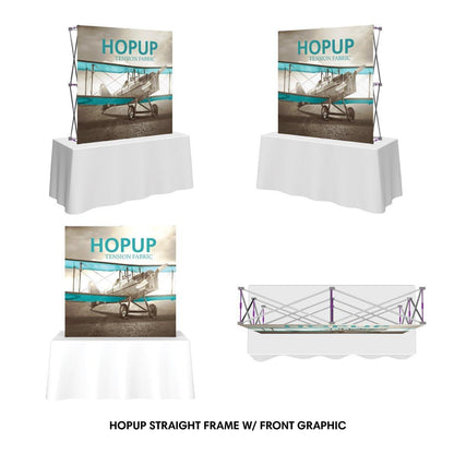 Hopup 5ft Square Tabletop Display - TradeShowPlus