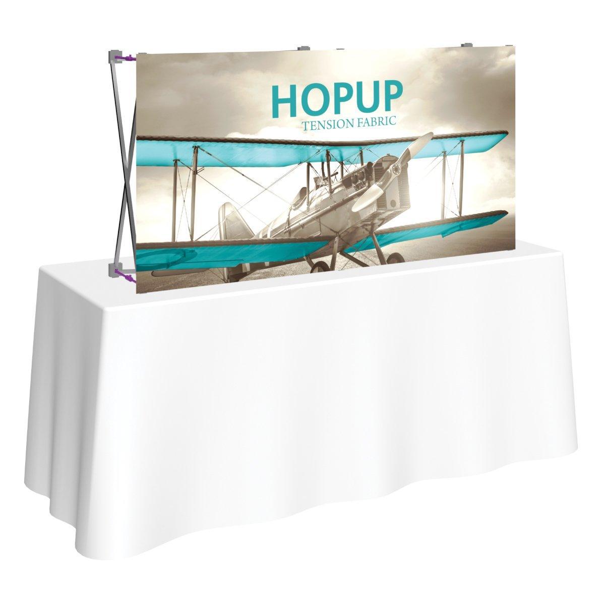 Hopup 5ft Tabletop Display - TradeShowPlus