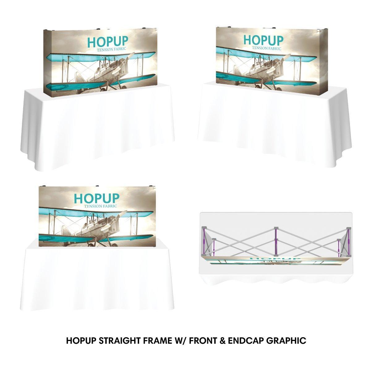 Hopup 5ft Tabletop Display - TradeShowPlus