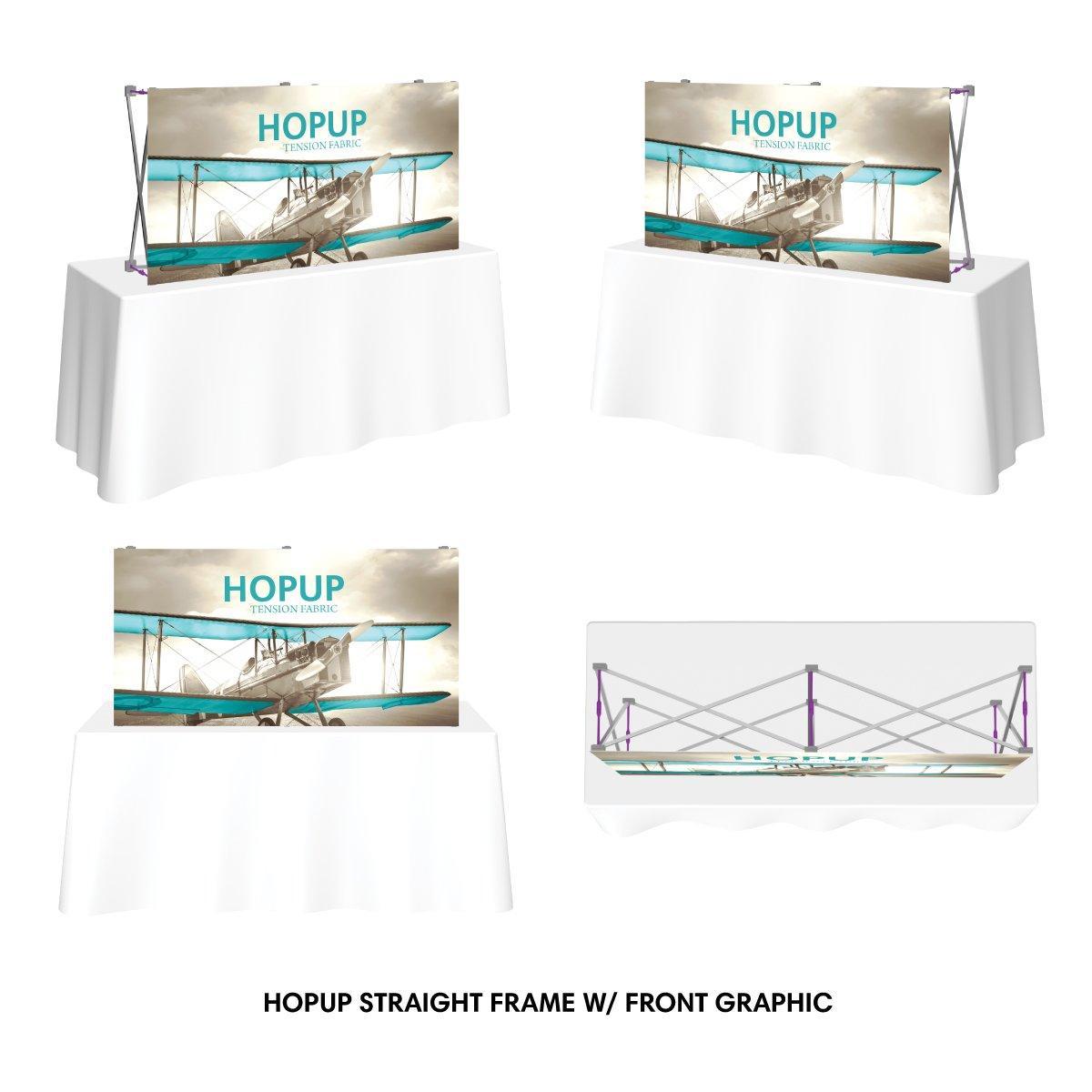 Hopup 5ft Tabletop Display - TradeShowPlus