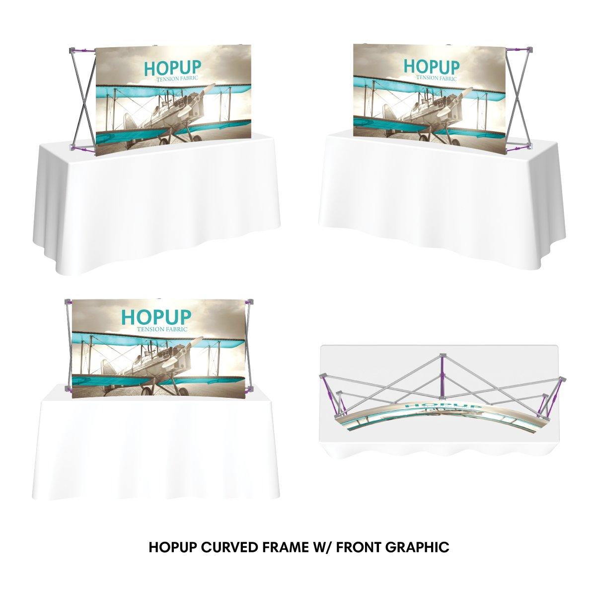 Hopup 5ft Tabletop Display - TradeShowPlus