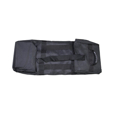 Compact carrying bag with handles designed for trade shows, exhibitions, and special events