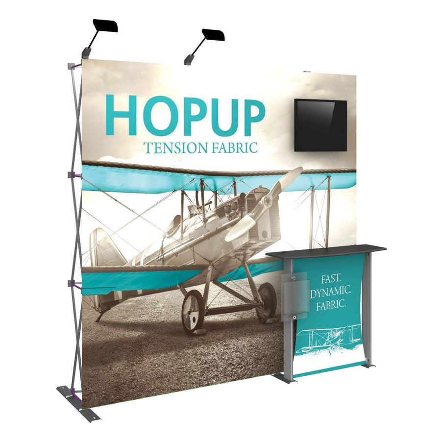 Hopup 8ft Dimension Kit 02 Display - TradeShowPlus