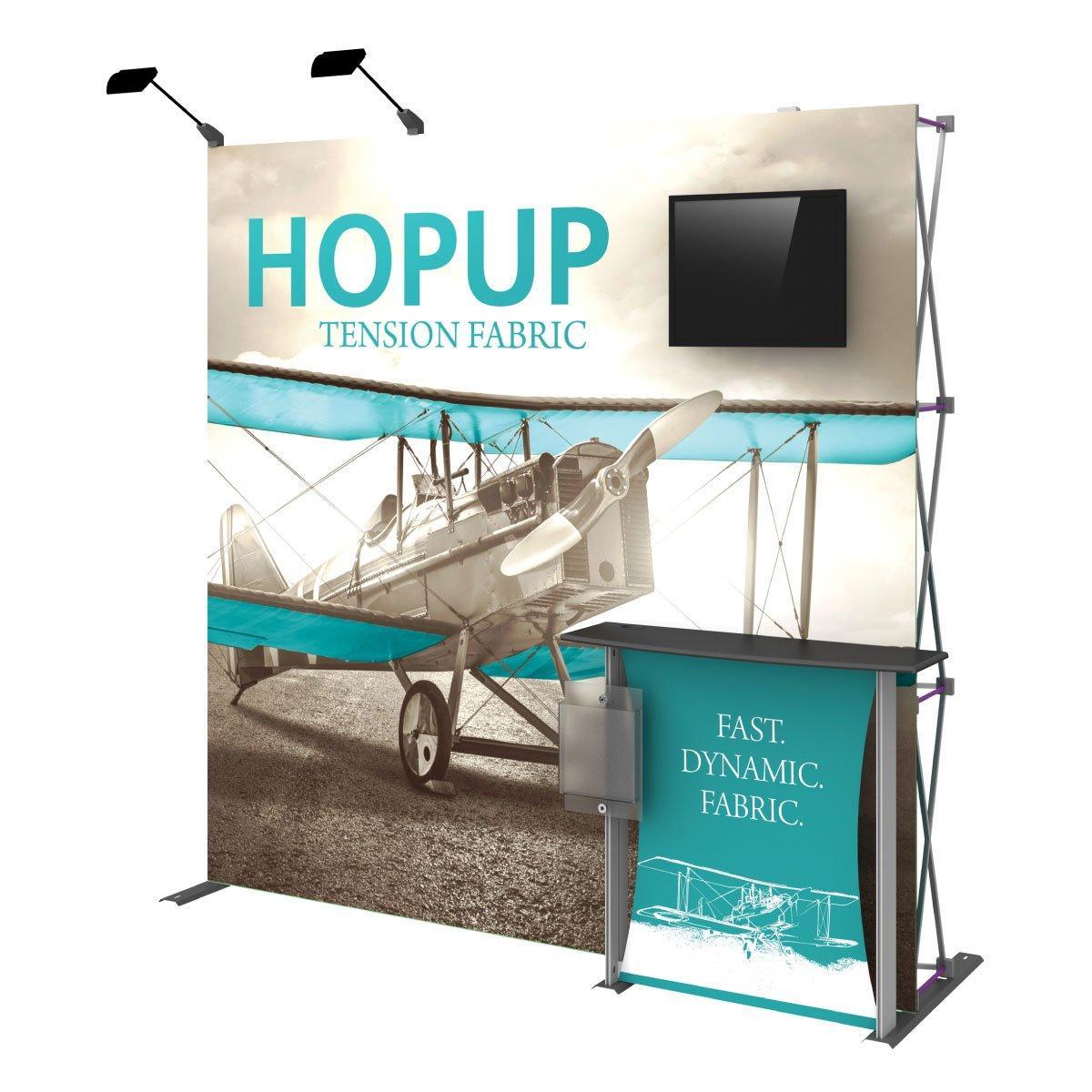 Hopup 8ft Dimension Kit 02 Display - TradeShowPlus