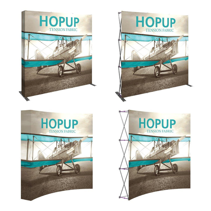 Hopup 8ft Display (Graphics Only) - TradeShowPlus
