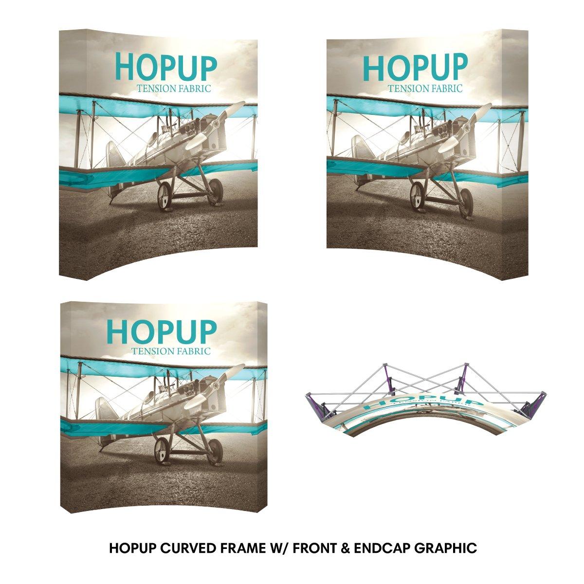 Hopup 8ft Display - TradeShowPlus