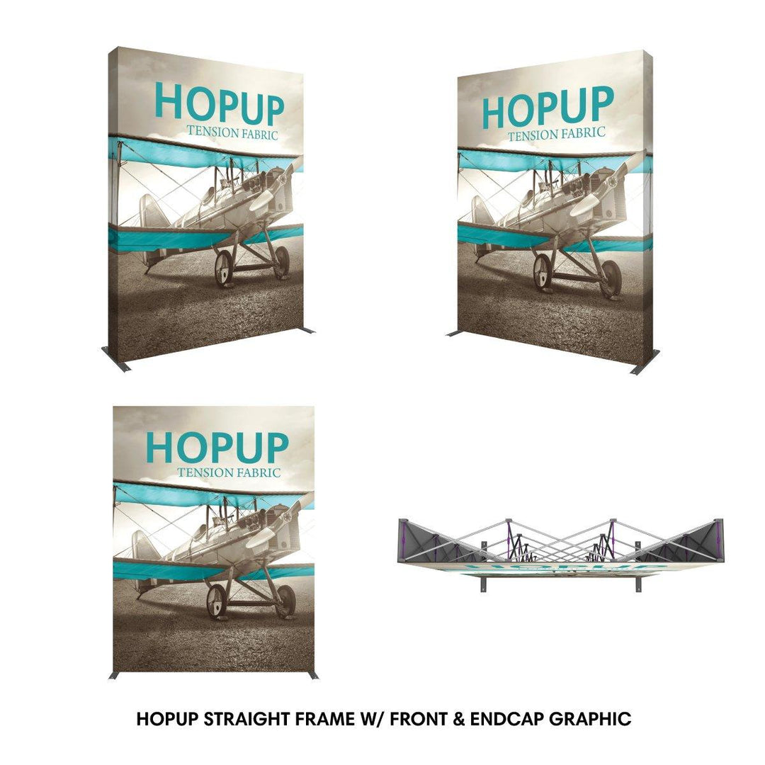 Hopup 8ft Extra Tall Display - TradeShowPlus
