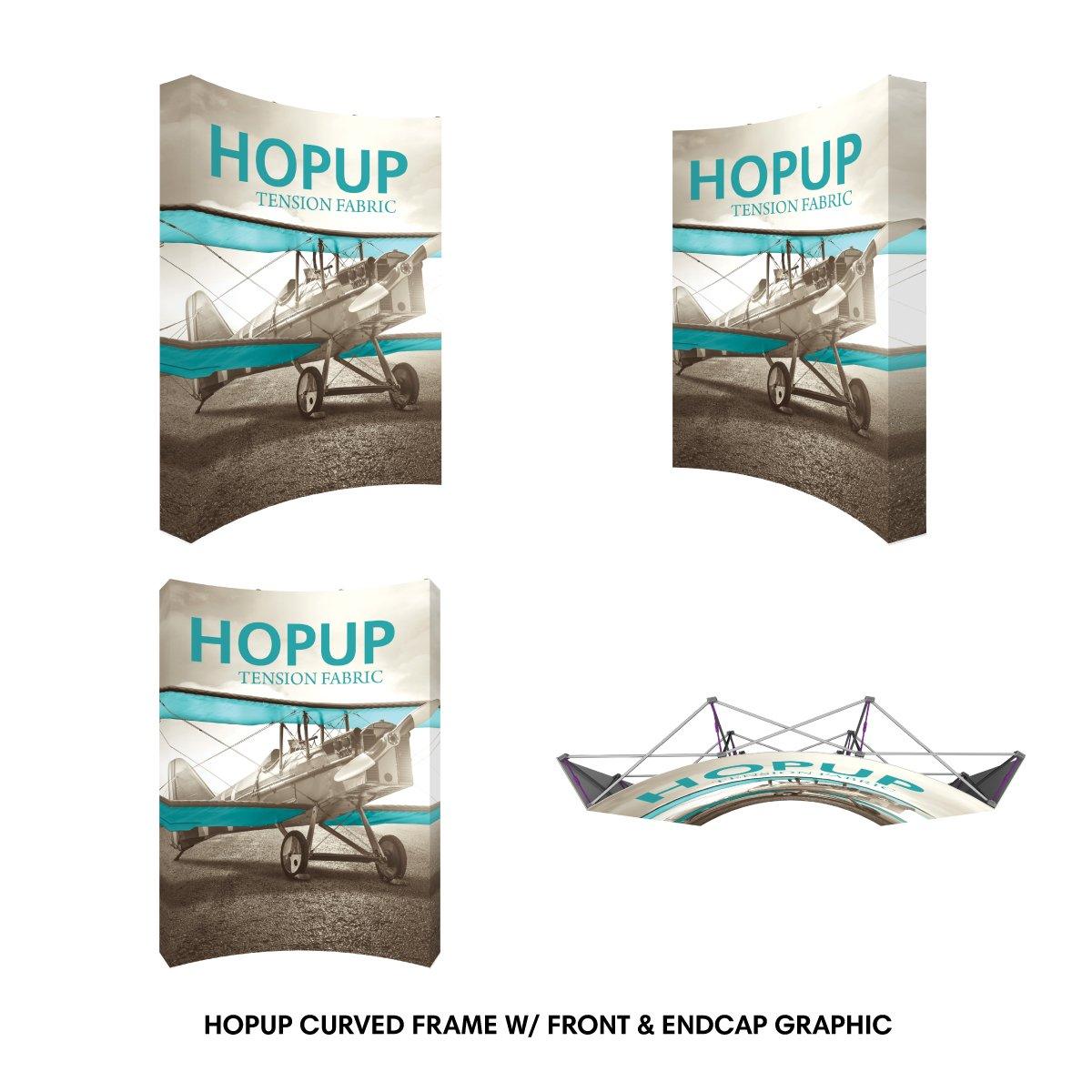 Hopup 8ft Extra Tall Display - TradeShowPlus