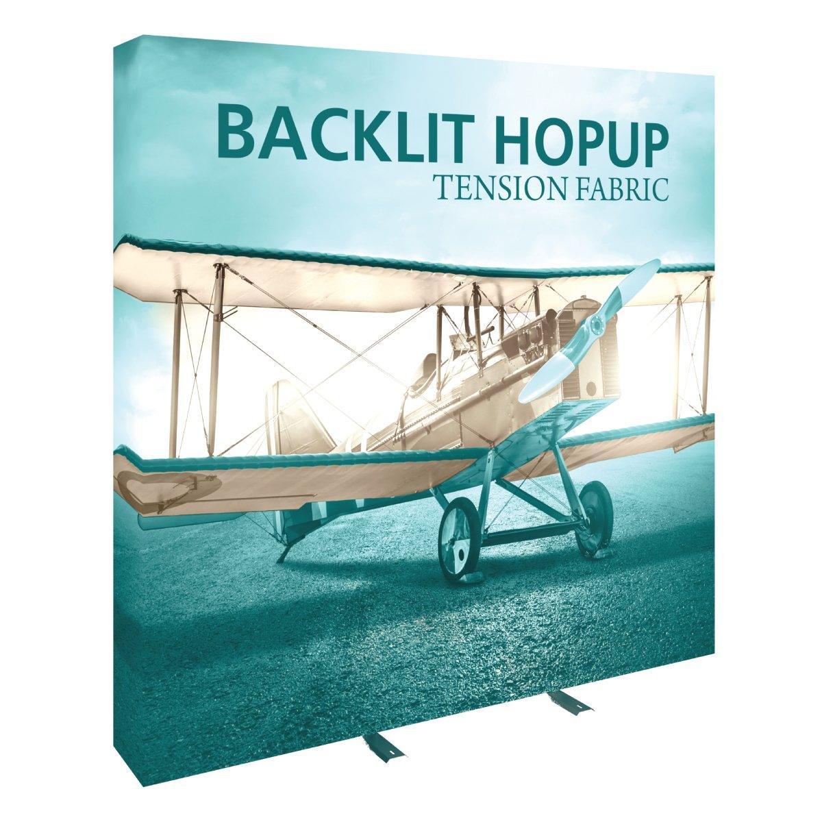 Hopup 8ft Straight Backlit Display - TradeShowPlus