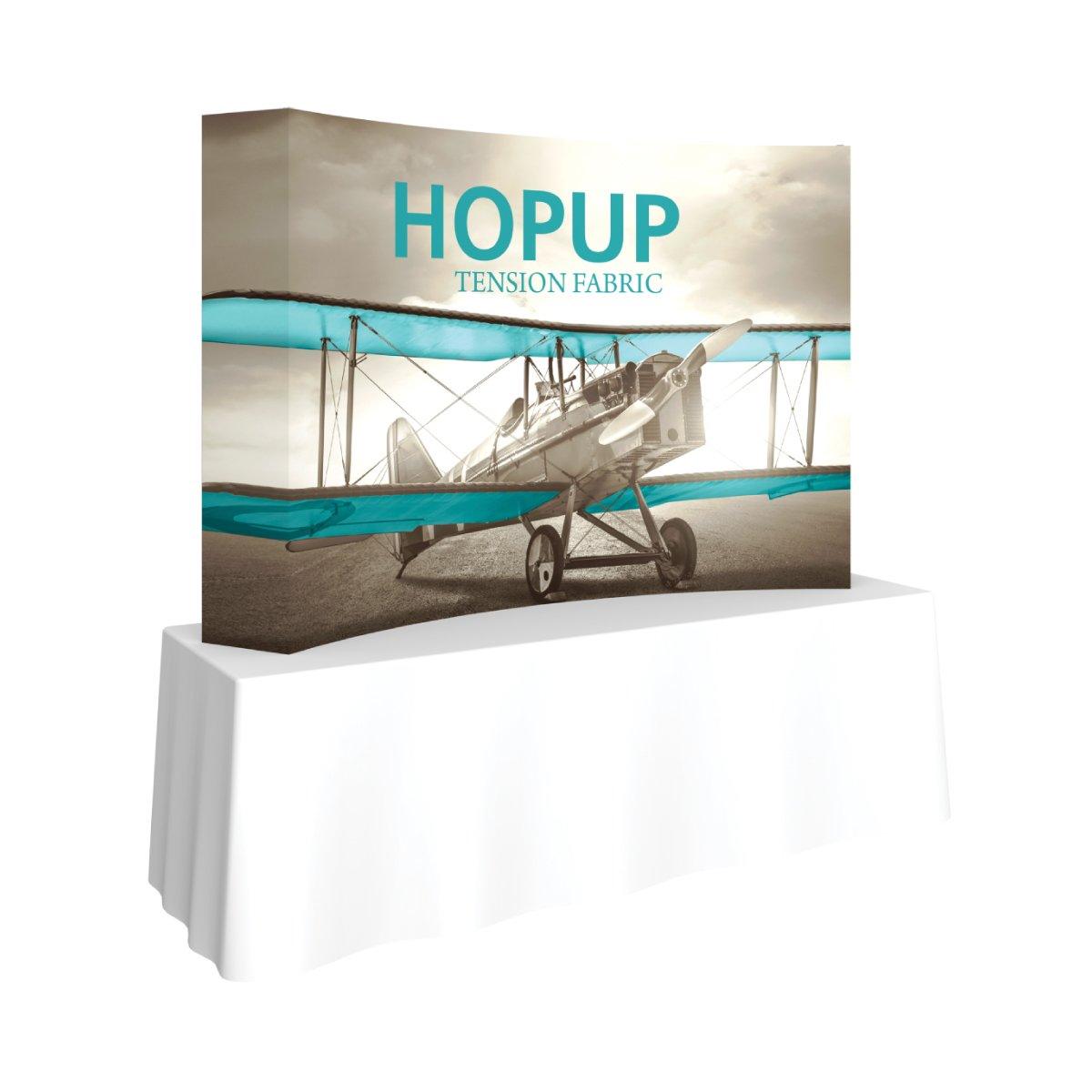 Hopup 8ft Tabletop Display - TradeShowPlus