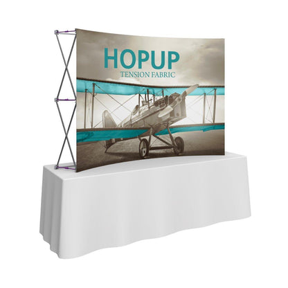 Hopup 8ft Tabletop Display - TradeShowPlus