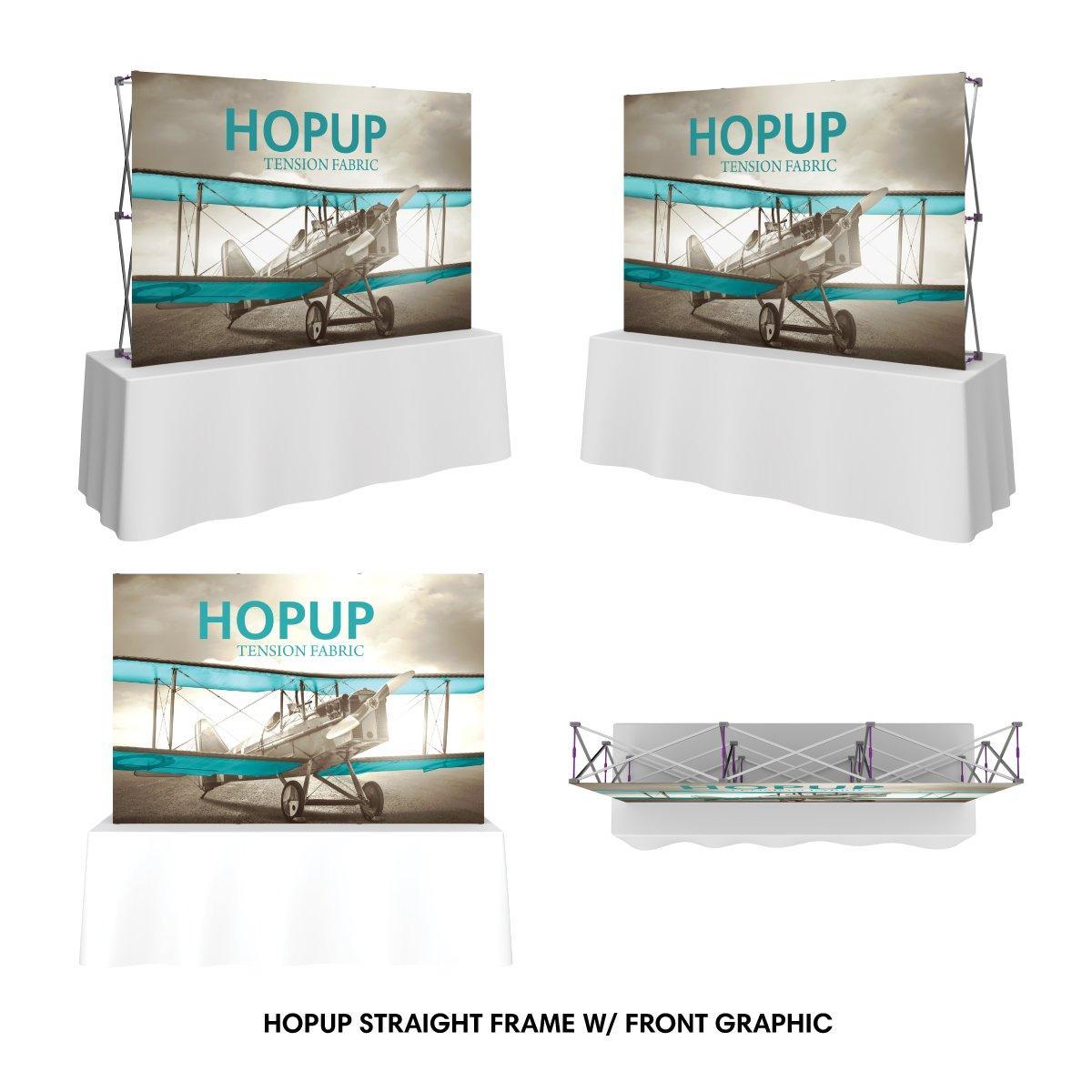 Hopup 8ft Tabletop Display - TradeShowPlus