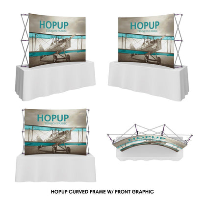 Hopup 8ft Tabletop Display - TradeShowPlus