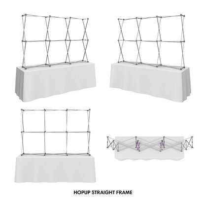 Hopup 8ft Tabletop Display - TradeShowPlus