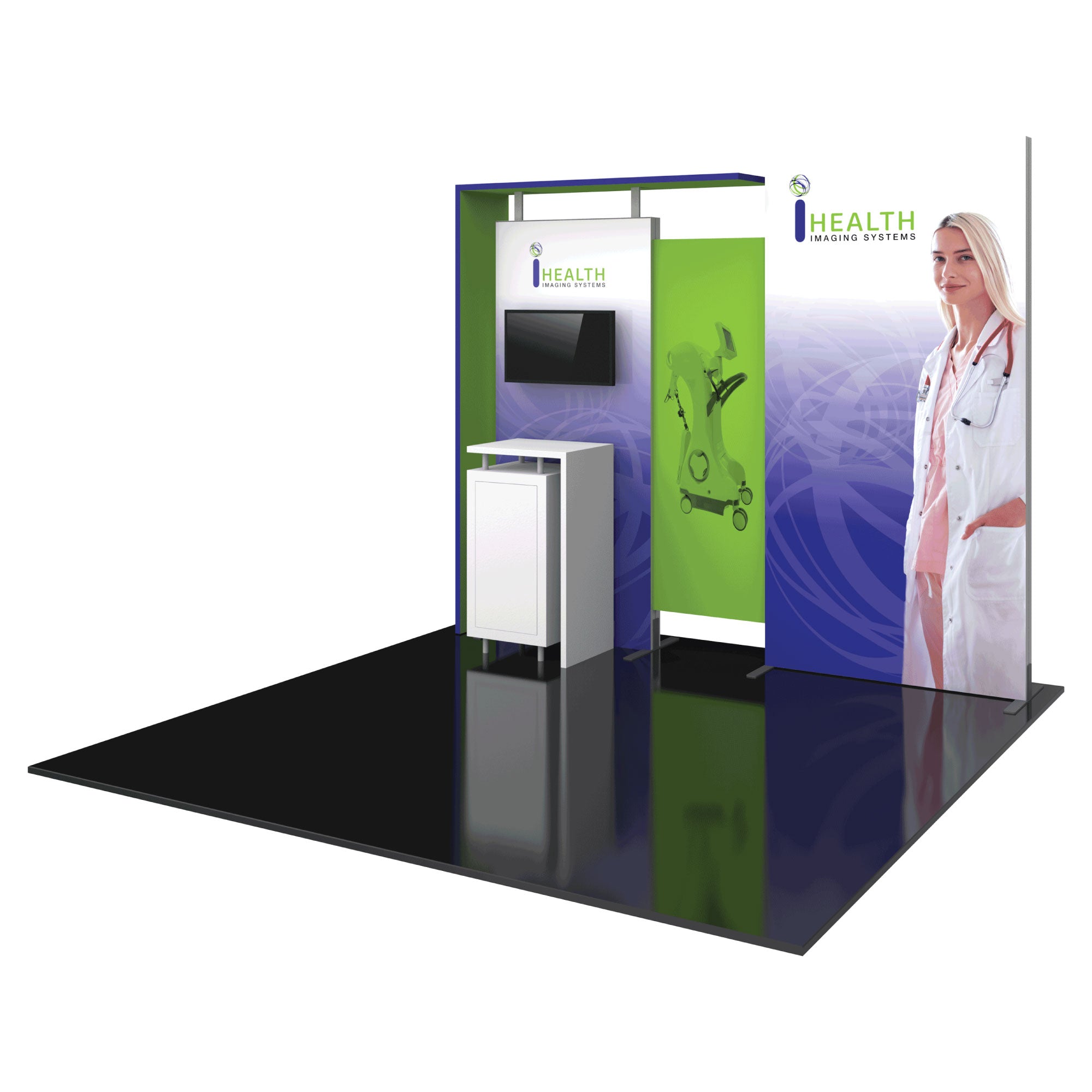 Hybrid Pro 10ft Backlit Modular Backwall Kit 03