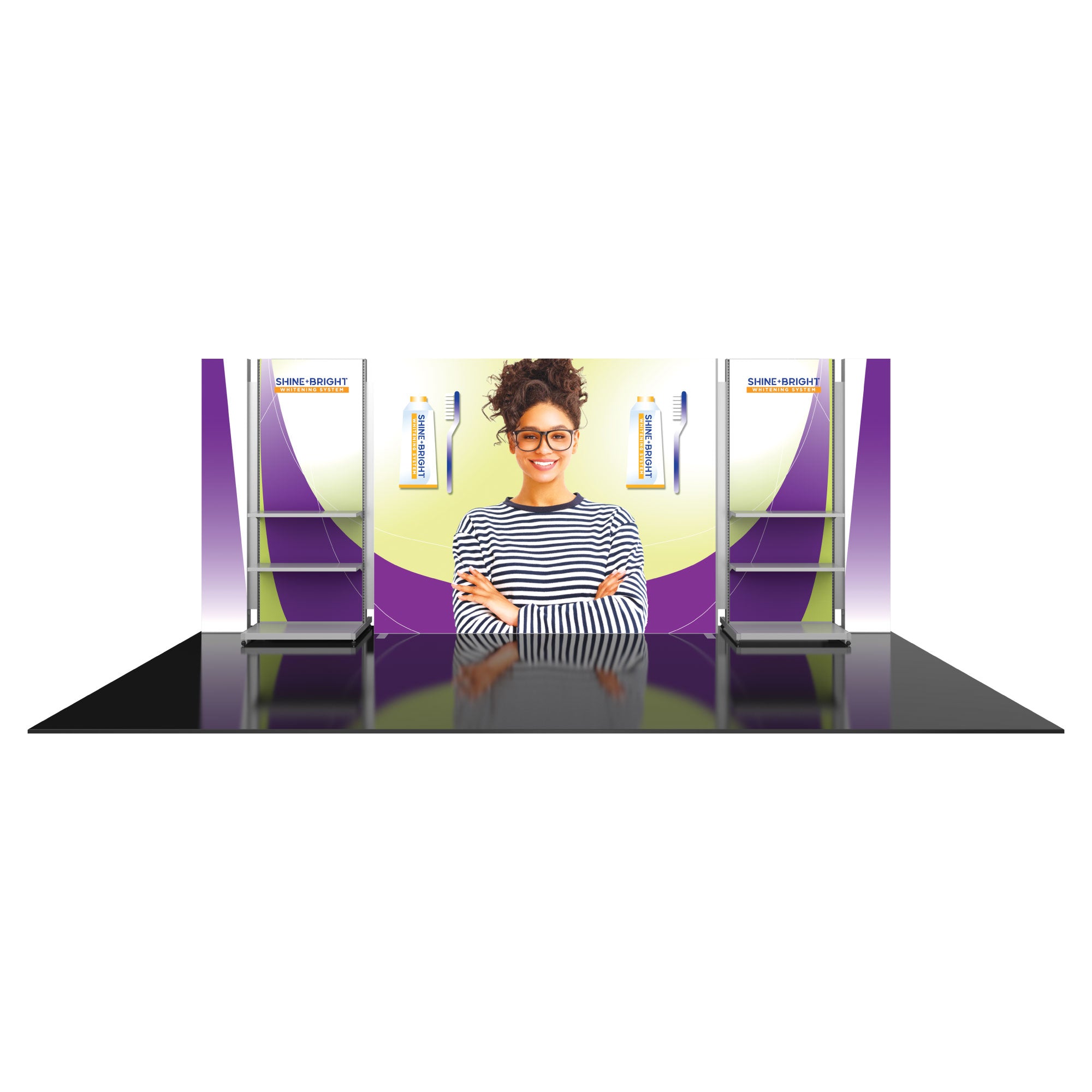 Hybrid Pro 20ft Backlit Modular Backwall Kit 36