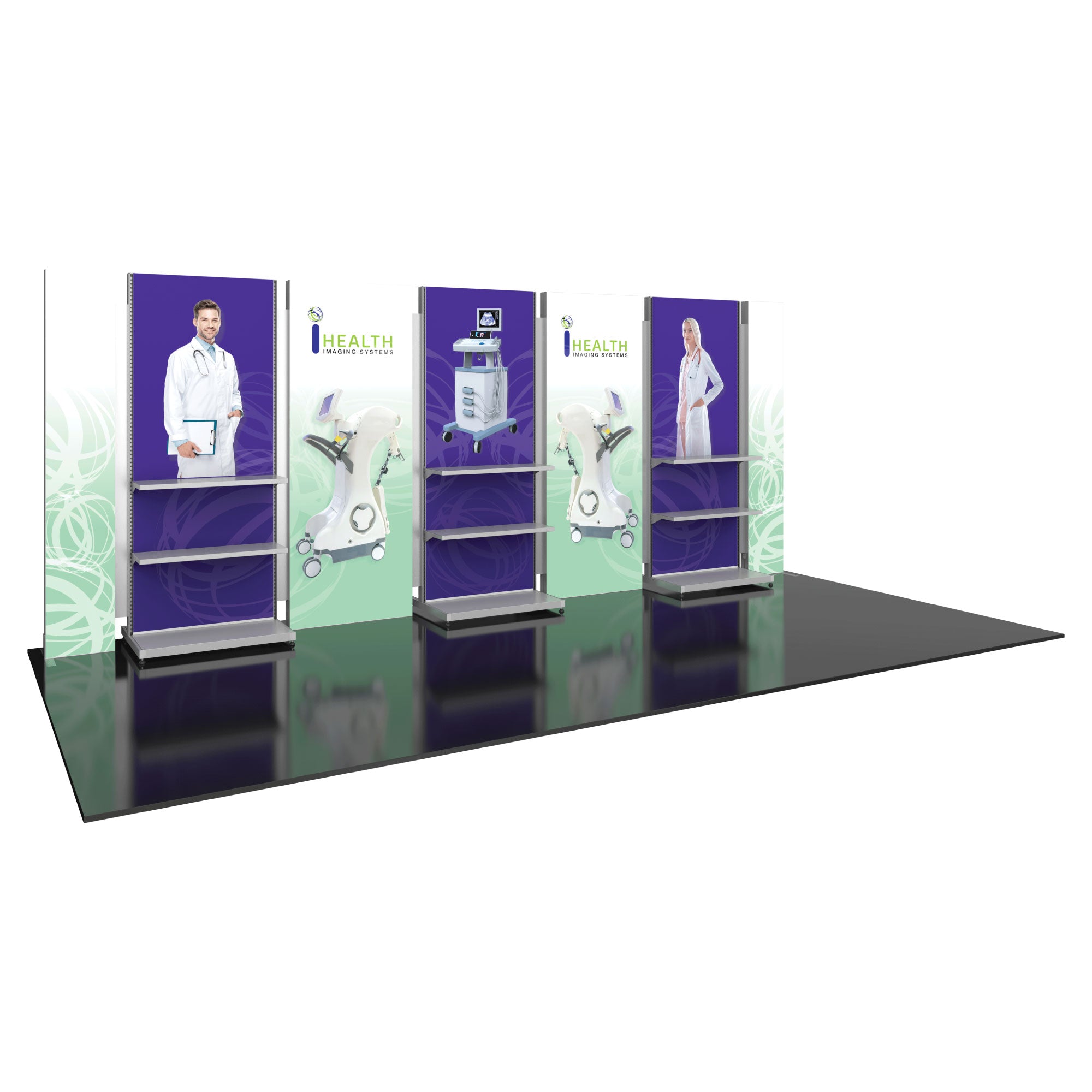 Hybrid Pro 20ft Backlit Modular Backwall Kit 37