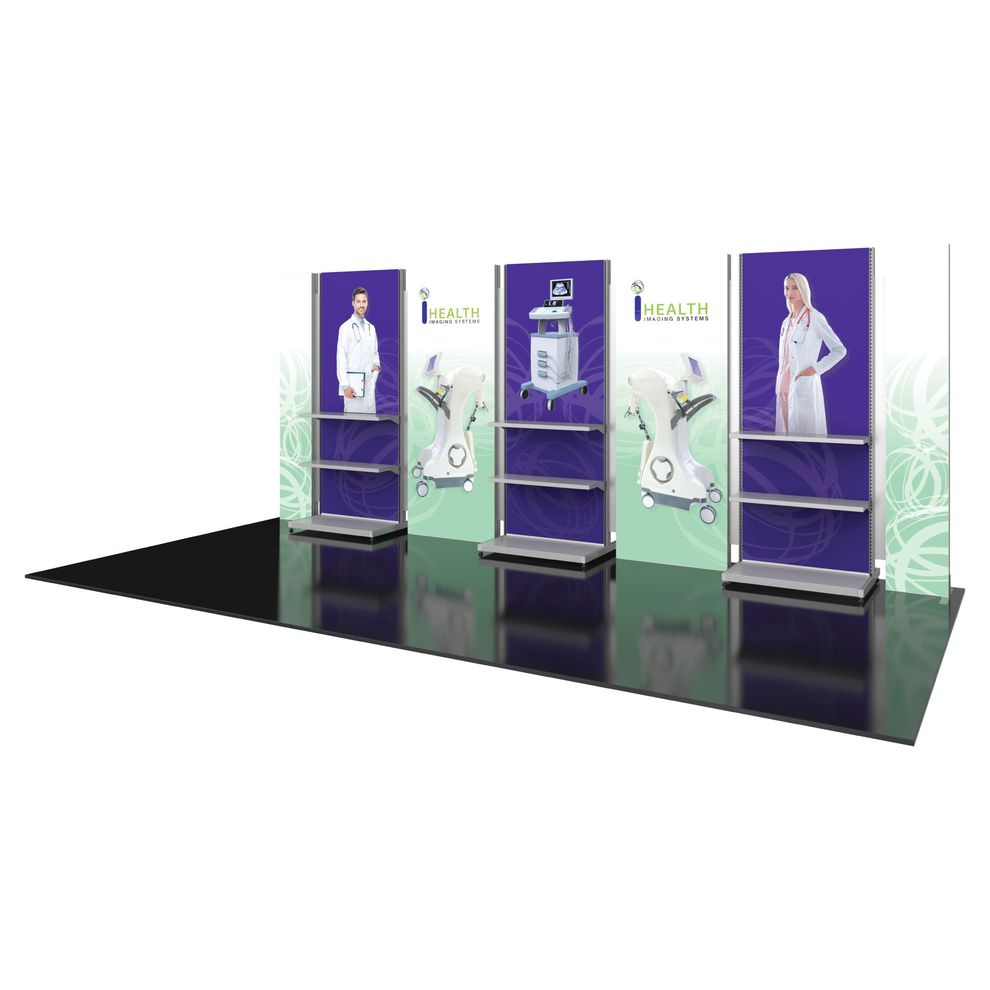 Hybrid Pro 20ft Backlit Modular Backwall Kit 37