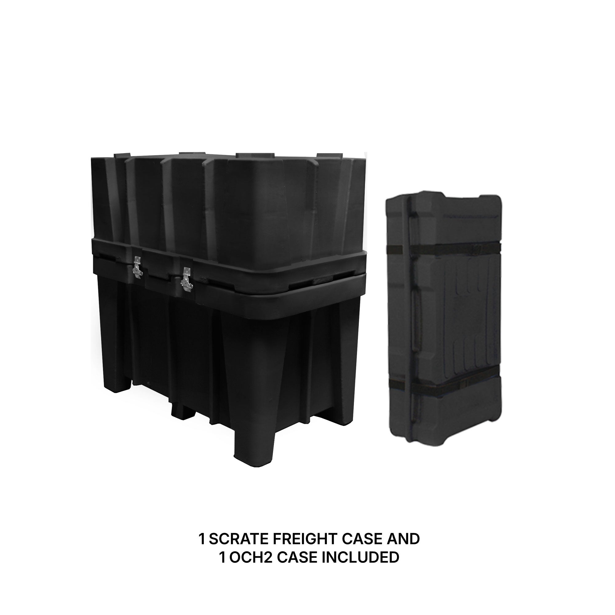 Heavy-duty modular freight case and compact OCH2 case for trade shows and exhibitions