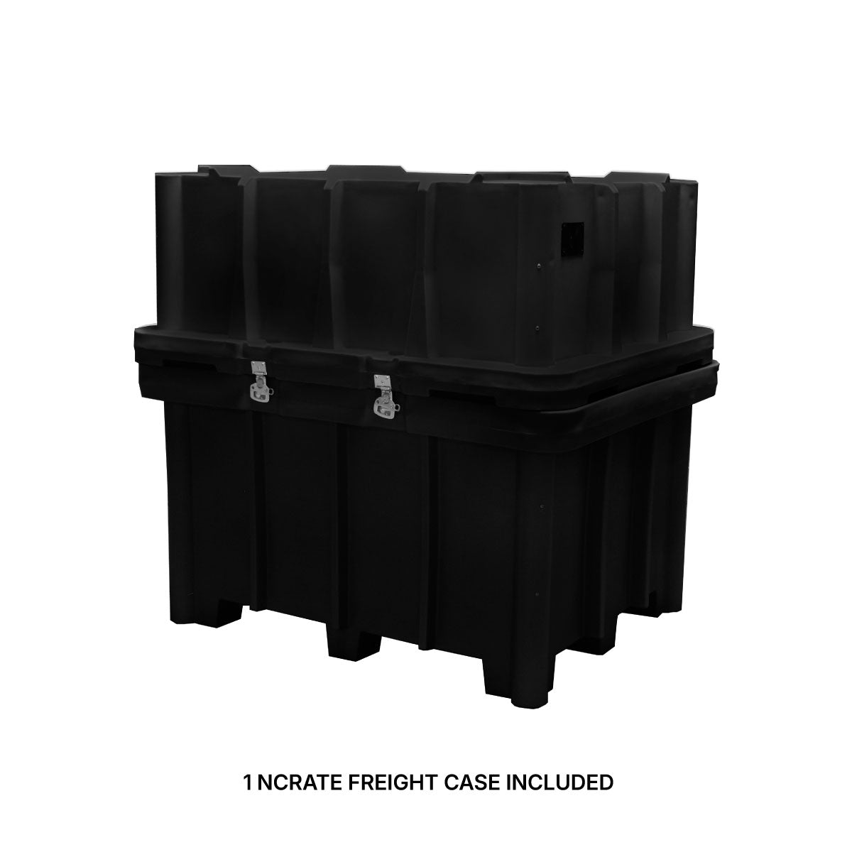 Heavy-duty modular freight case for trade shows and special event equipment transport