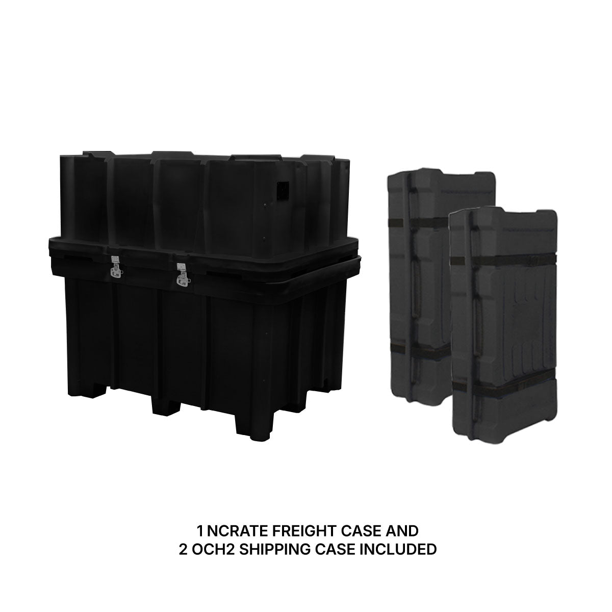 Modular freight and shipping cases ideal for transporting trade show and exhibition equipment