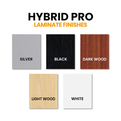 Hybrid Pro laminate finish samples for trade shows and special event displays