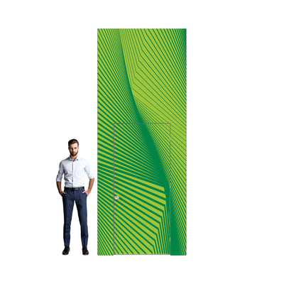 Modular closet system with abstract pattern for trade shows and exhibition displays