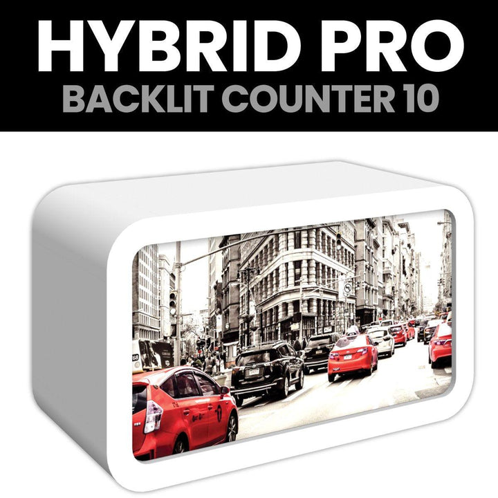 Hybrid Pro Backlit Counter 10 - TradeShowPlus