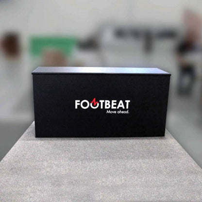 Modular trade show counter with branded logo for exhibitions and special event displays