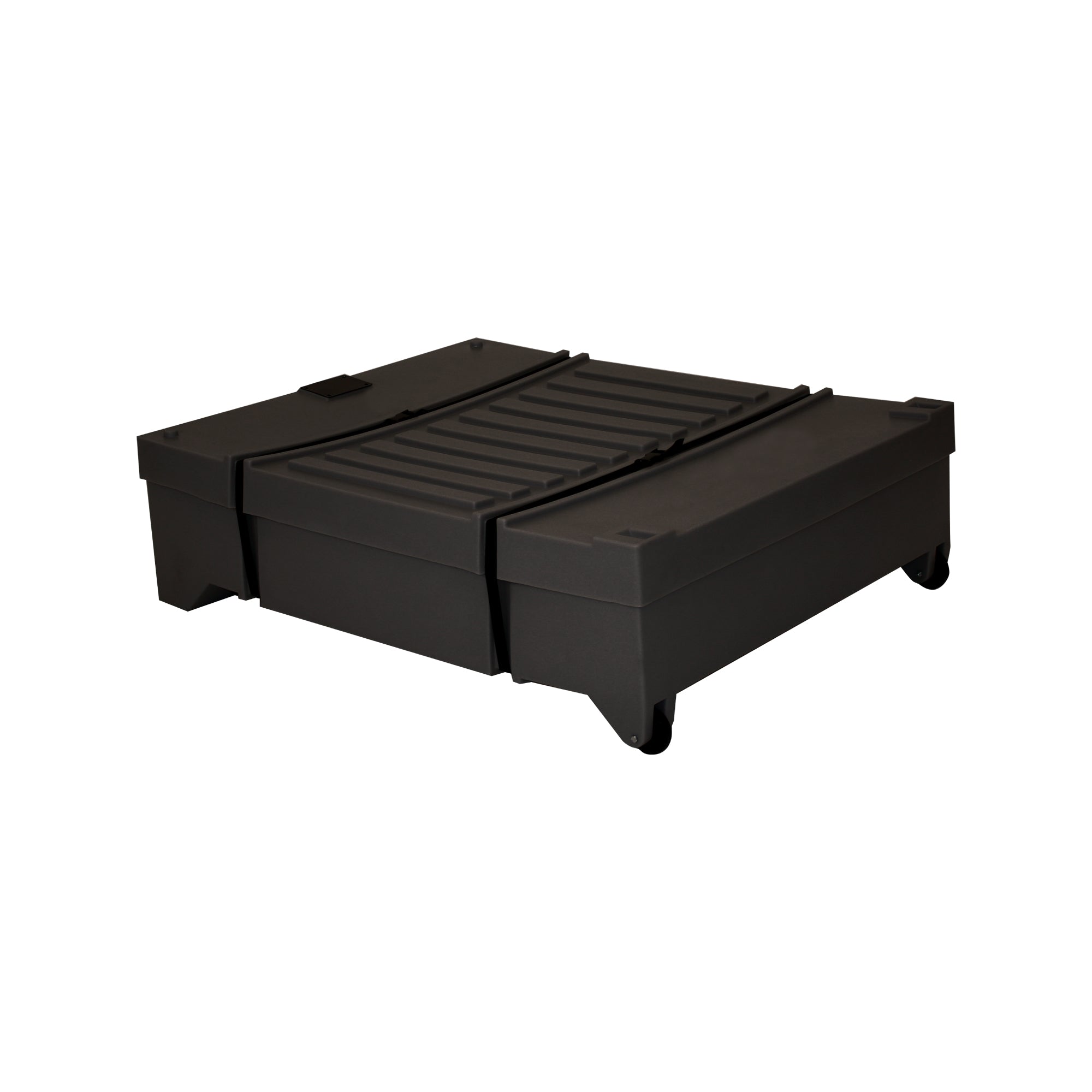 Portable wheeled platform for easy transport of trade show and exhibition equipment