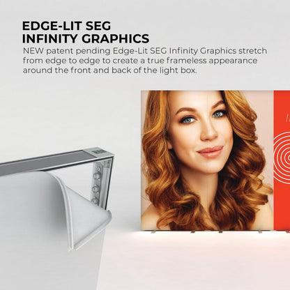 Infinity 950L Lightbox Stand (Graphics Only) - TradeShowPlus