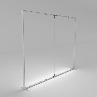 Large illuminated trade show lightbox frame for exhibitions and special event displays