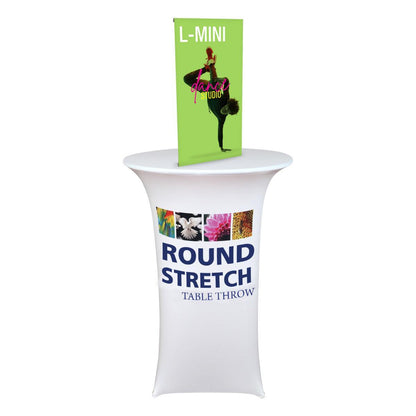 L-Mini Tabletop Banner Stand - TradeShowPlus