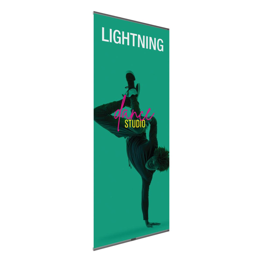 Lightning Banner Stand (Graphics Only) - TradeShowPlus