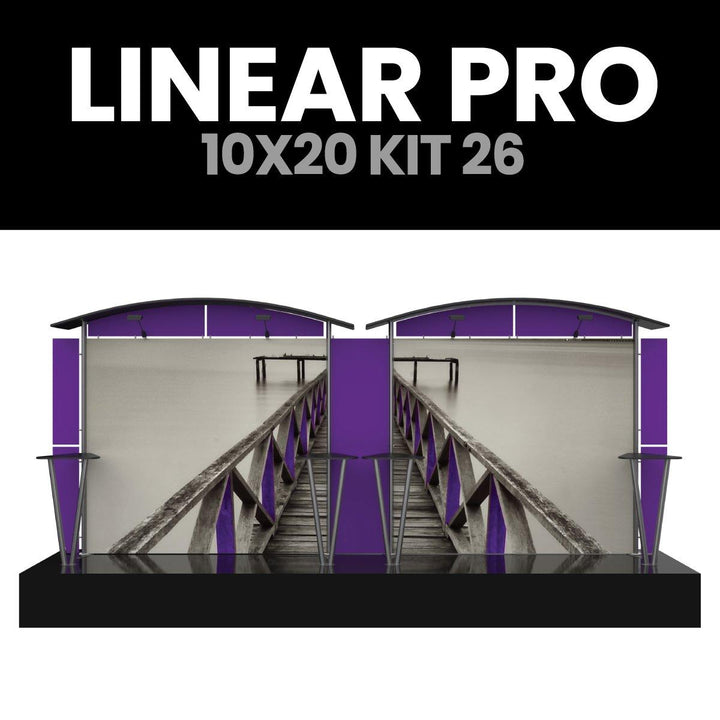 Linear Pro 10X20 Display Kit 26 - TradeShowPlus