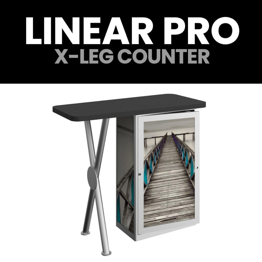 Linear Pro X-Leg Counter - TradeShowPlus