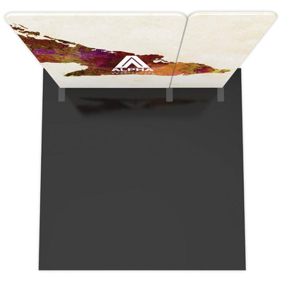 10ft modular trade show display kit with fabric graphics and branding for exhibitions and events