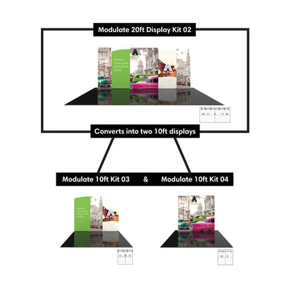 Modulate 20ft Display Kit 02 - TradeShowPlus