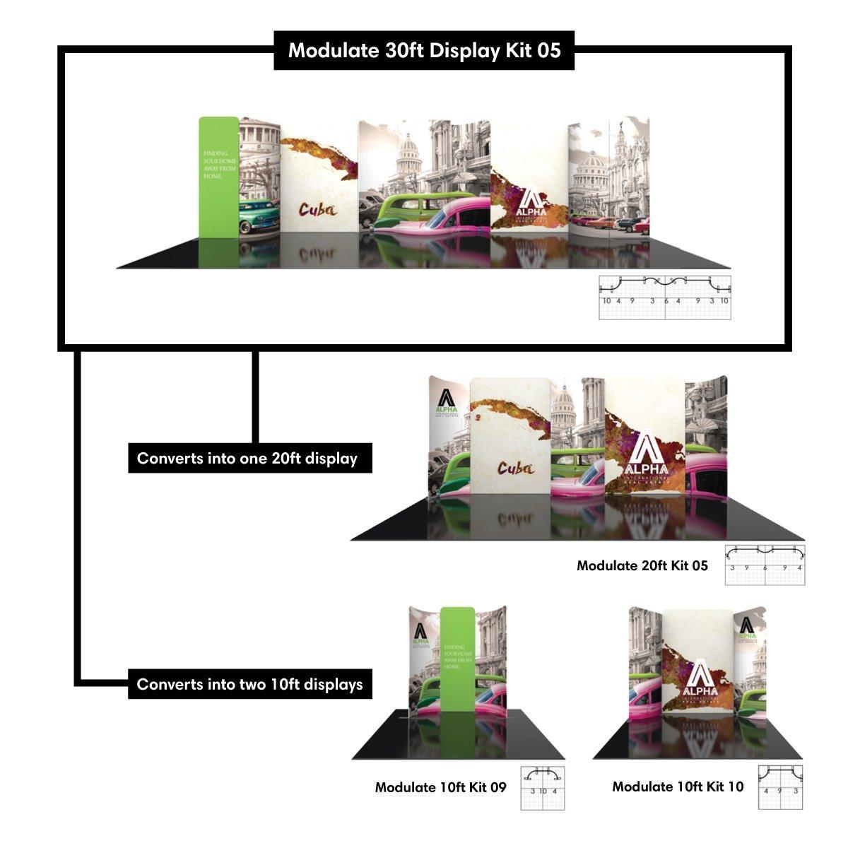 Modulate 30ft Display Kit 05 - TradeShowPlus