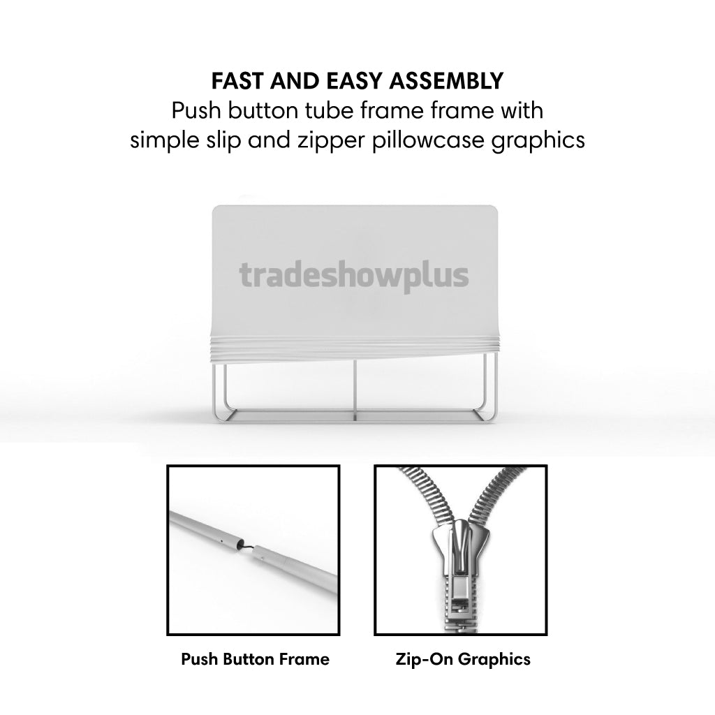 Monolith 20ft x 8ft Tension Fabric Display - TradeShowPlus