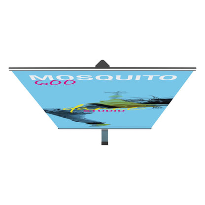 Mosquito 600 banner stand with graphic display for trade shows and exhibitions