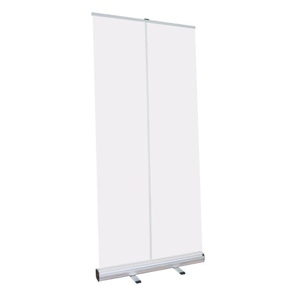 Retractable banner stand display ideal for trade shows, exhibitions, and special event promotions