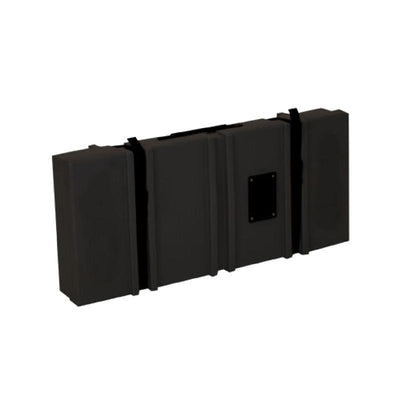 Hard accessory shipping case designed for secure transport of trade show and exhibition materials