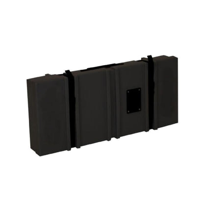 Hard accessory shipping case designed for secure transport of trade show and exhibition materials