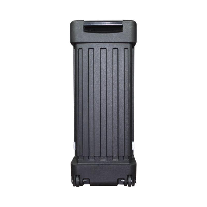 Expandable wheeled shipping case ideal for trade shows, exhibitions, and special event transport
