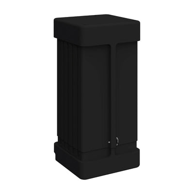 Expandable shipping case for trade shows and exhibitions with secure locking and durable design