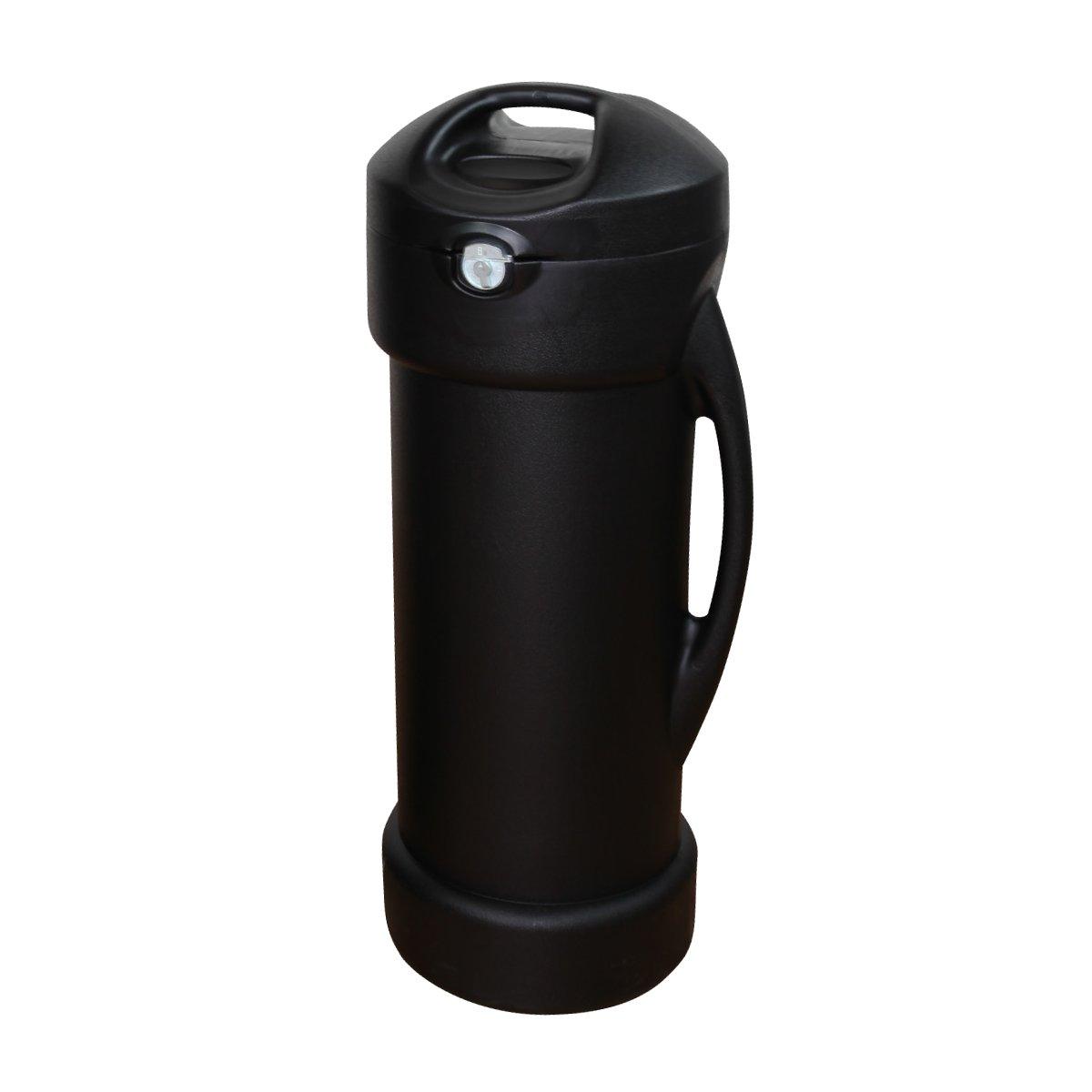 Portable hard shipping case with handle and lock for trade shows and exhibitions