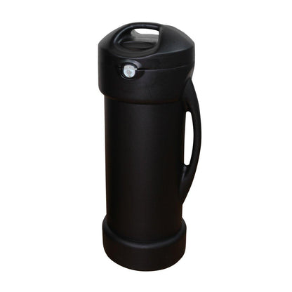 Portable hard shipping case with handle and lock for trade shows and exhibitions