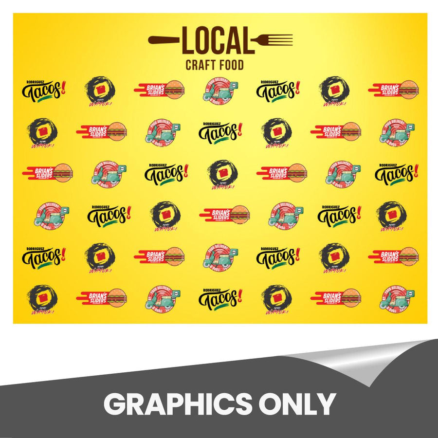 One Choice 10ft Slider Backwall Display (Graphics Only) - TradeShowPlus